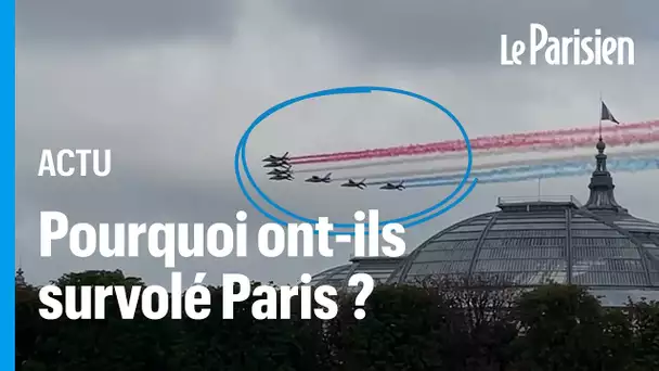 Pourquoi la Patrouille de France a volé au-dessus de Paris