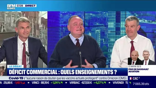 Le débat  : Déficit commercial, quels enseignements ?