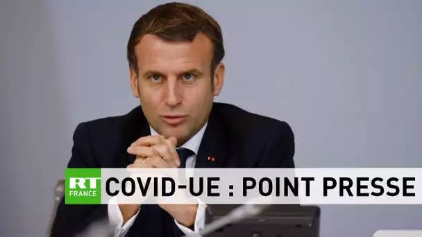 Lutte contre le Covid dans l’UE : point presse d’Emmanuel Macron
