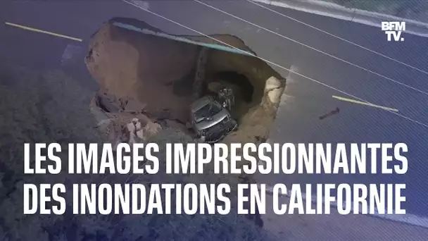 Les images impressionnantes des intempéries en Californie