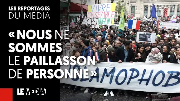 MARCHE CONTRE L'ISLAMOPHOBIE : "NOUS NE SOMMES LE PAILLASSON DE PERSONNE"