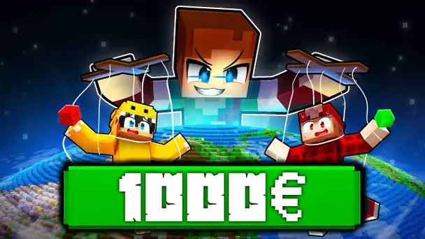 Je force 15 joueurs Minecraft à se battre pour gagner 1000€...