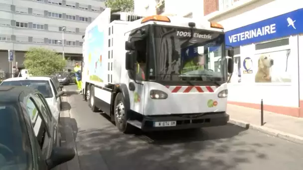 Inauguration de l&#039;entrée en service de la première benne à ordure 100 % électrique