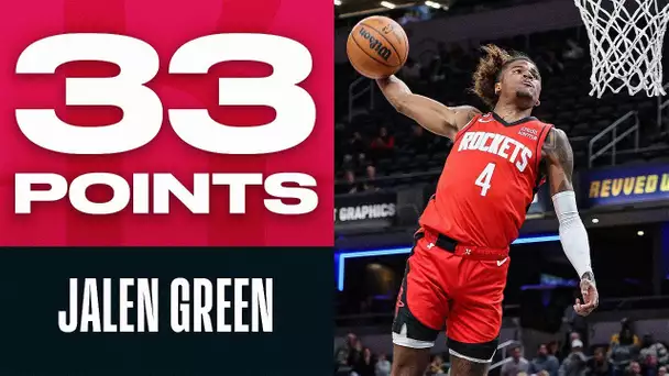 Jalen Green Ignites For 33 PTS In Final Preseason Game 🔥