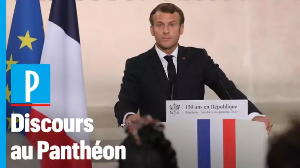 [INTÉGRAL] Le discours d'Emmanuel Macron au Panthéon