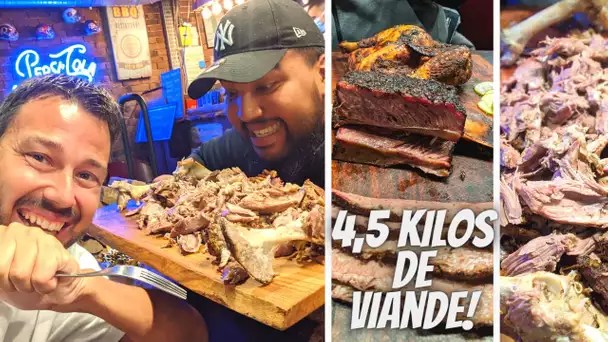 RIBS, GIGOT, POULET : On nous sert 4,5 KILOS de VIANDE! PLATEAU XXL! - VLOG #1062