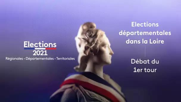 Loire : débat du 1er tour des élections départementales 2021