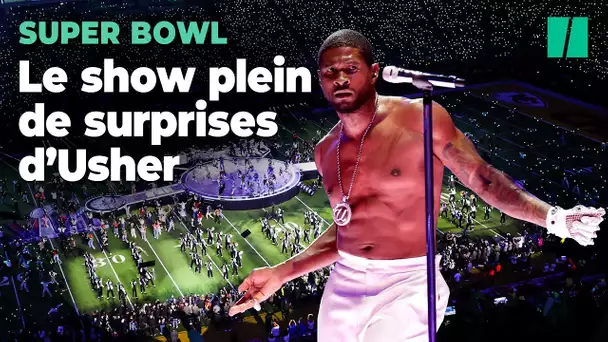 Patins à roulettes, Alicia Keys... Usher a sorti le grand jeu pour le show du Super Bowl