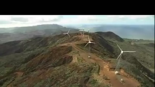 Nouvelle Calédonie : éoliennes du Mont Dore