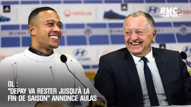 OL : "Depay va rester jusqu'à la fin de saison" annonce Aulas