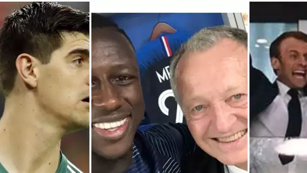 Réactions monde du foot victoire france vs belgique. Rage de courtois et hazard . Mendy acec Aulas.