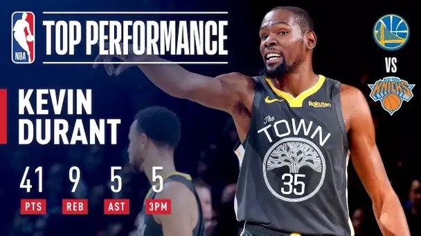 Kevin Durant Drops 41 In The GARDEN | October 26, 2018