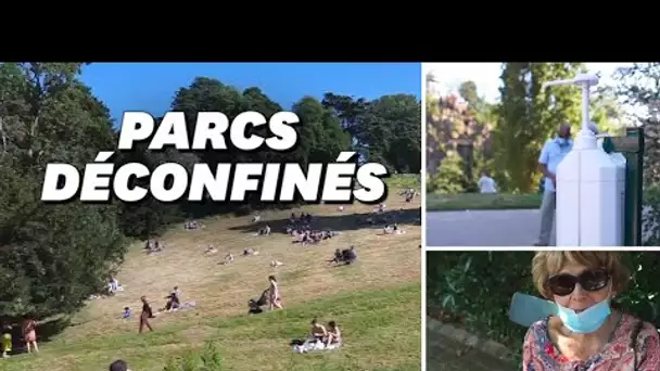 À Paris, le parc des Buttes-Chaumont a rouvert, pour la plus grande joie des Parisiens