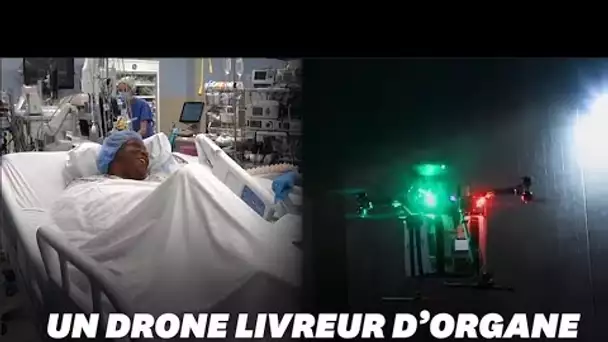 Des médecins tentent la livraison d'organes par drone aux États-Unis