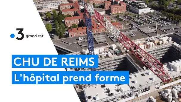 CHU de Reims : visite du chantier du nouvel hôpital