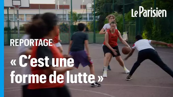 Ce groupe de basketteuses s'approprie un terrain souvent monopolisé « par les gars »