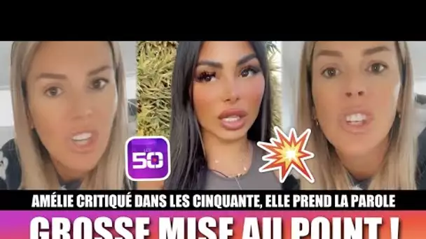 AMELIE CRITIQUÉE DANS LES CINQUANTE, ELLE PREND LA PAROLE ET DÉFEND MAEVA GHENNAM !! 😮