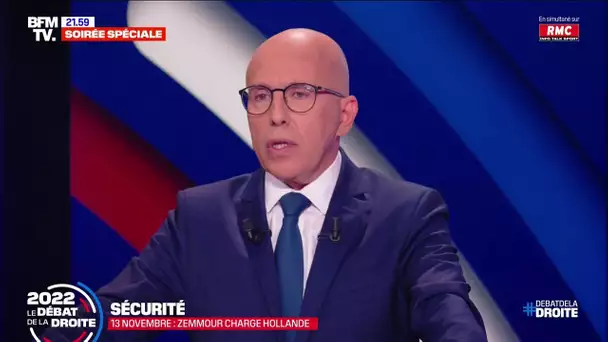 Éric Ciotti dénonce un "procès de Moscou" contre Éric Zemmour après sa venue au Bataclan