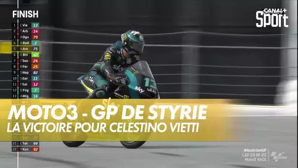 Celestino Vietti s'impose ! - GP de Styrie Moto 3