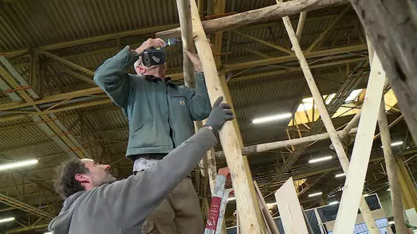 Un atelier de décor de film à Sarlat