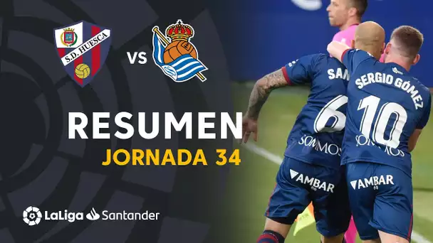 Resumen de SD Huesca vs Real Sociedad (1-0)