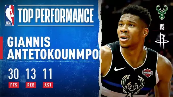 Giannis Completes TRIPLE-DOUBLE in Season Debut.