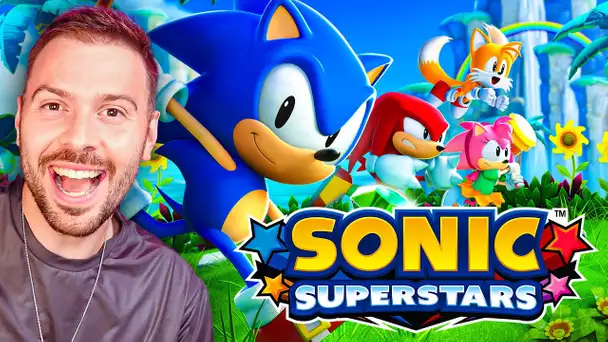 Découverte de SONIC SUPERSTARS - Gameplay du NOUVEAU SONIC (sur Nintendo Switch)