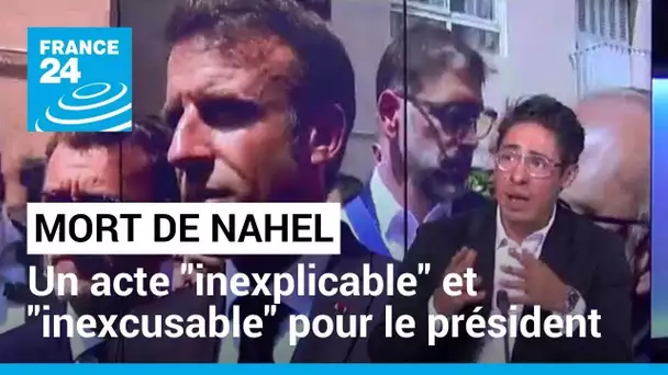 Mineur tué après un refus d'obtempérer : un acte "inexplicable", "inexcusable" pour Emmanuel Macron