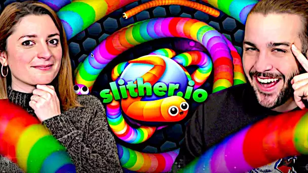 ON DEVIENT LE PLUS GRAND SERPENT DU MONDE ! SLITHER.IO