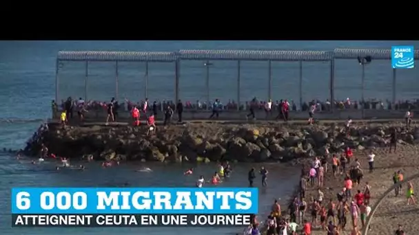 Espagne : près de 6 000 migrants atteignent Ceuta depuis le Maroc en une seule journée