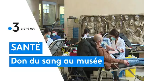 Don du sang au musée Saint-Remi de Reims