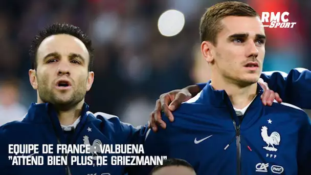 Equipe de France : Valbuena "attend bien plus de Griezmann"