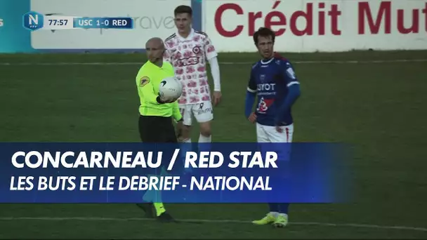 Les buts et le débrief de Concarneau / Red Star - National
