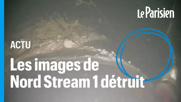 Nord Stream 1 : les images sous-marines du gazoduc détruit par des explosions