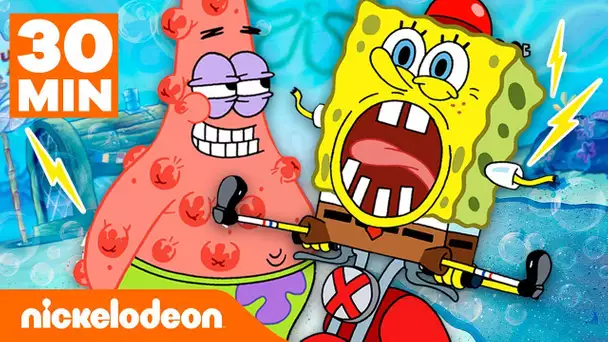 Les moments les plus irresponsables de Bob l'éponge et Patrick | 30 minutes | Nickelodeon France