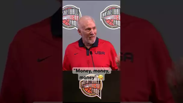 “Money, money, money” - Coach Pop’s response to what keeps bringing him back 😂 | #Shorts
