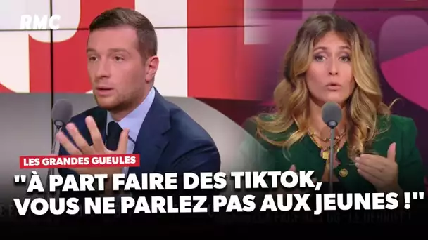 Flora Ghebali à Jordan Bardella : "A part faire des Tiktok, vous ne parlez pas aux jeunes !"