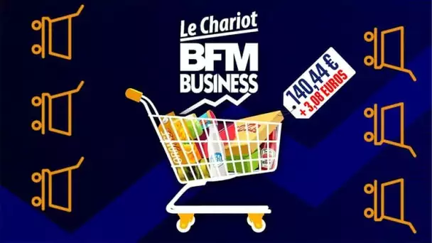 Le chariot BFM Business: notre relevé de prix des courses en forte augmentation