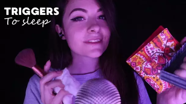 ASMR FRANCAIS ⚪️ TRIGGERS pour dormir, tapping massage, chuchotement