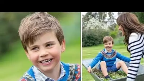 Le rayonnant prince Louis a l'air grandi sur d'adorables photos prises pour le 5e anniversaire de la