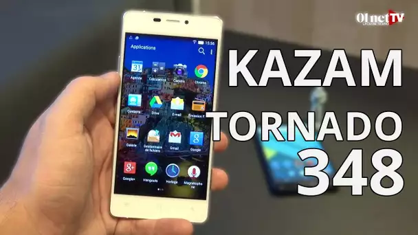 Test du Tornado 348 : le smartphone ultrafin de Kazam