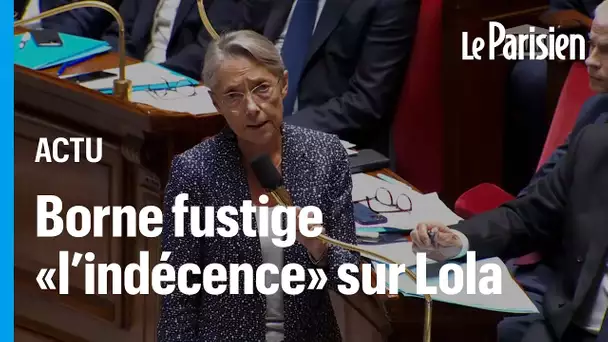 Meurtre de Lola : Elisabeth Borne appelle à «respecter la douleur de la famille»