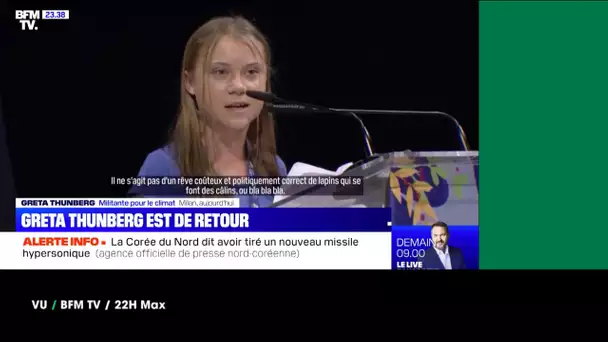 VU du 29/09/21 : "Bla bla bla" Greta Thunberg