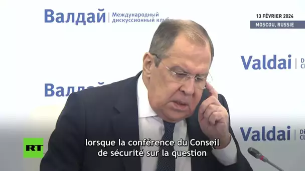 Lavrov appelle à un cessez-le-feu dans la bande de Gaza