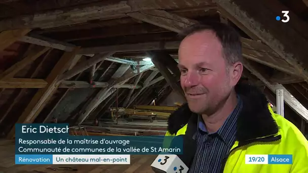 Début des travaux au château de Wesserling