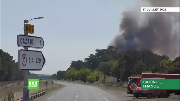 Gironde : des incendies ravagent le Sud-Ouest de la France