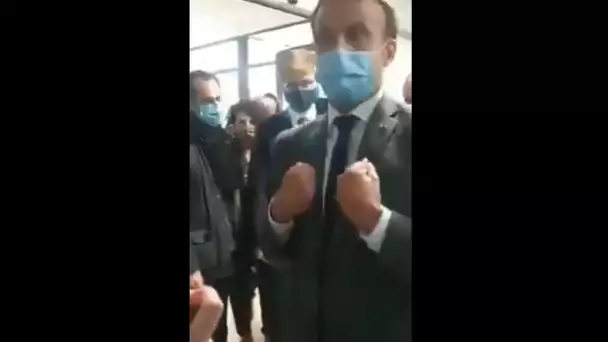 Macron vient faire son cinéma à l’hôpital de la Pitié-Salpêtrière  en mode «je vous ai compris».