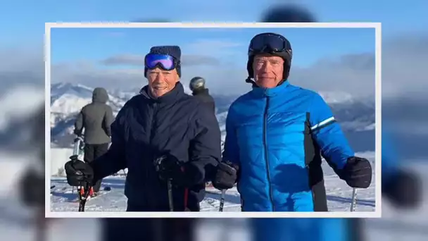 ✅  Les internautes amusés par une photo d&#039;Arnold Schwarzenegger et de Clint Eastwood au ski