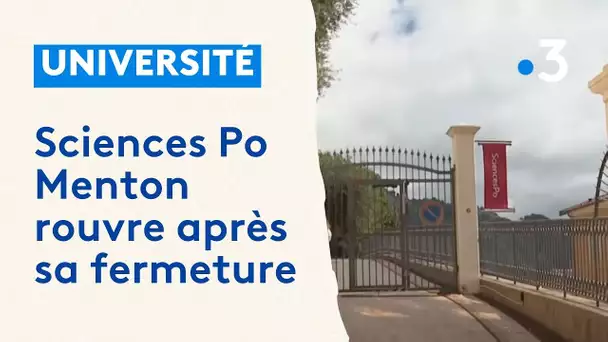 Sciences Po Menton rouvre après sa fermeture et un blocage d'étudiants propalestiniens