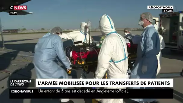 Orly, aéroport fantôme au secours des malades du coronavirus